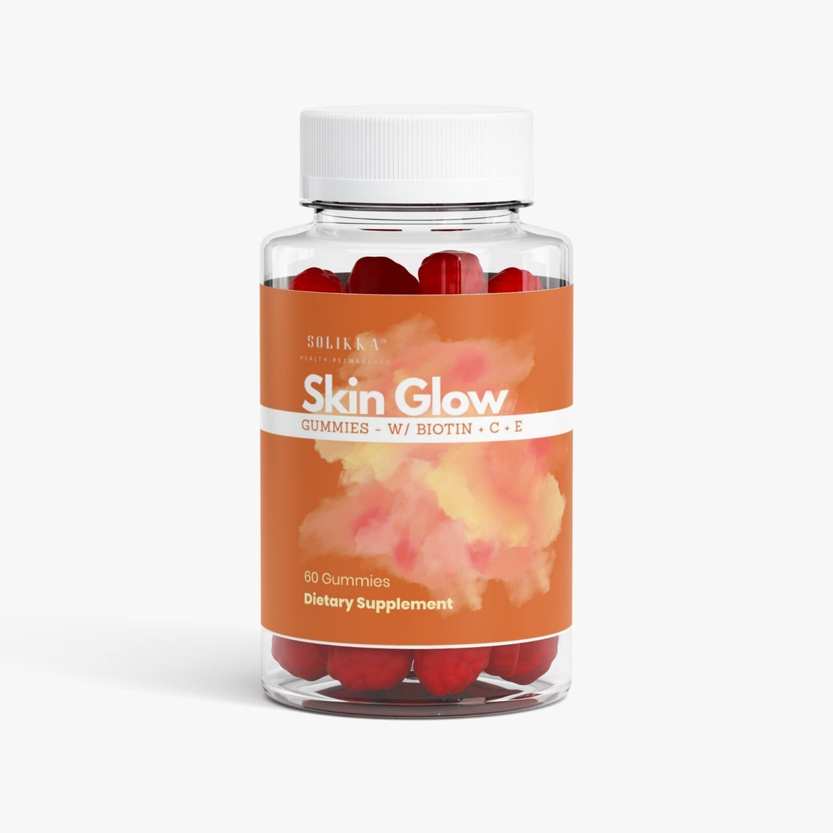solikka Skin Glow Gummies w/ Biotin + C + E