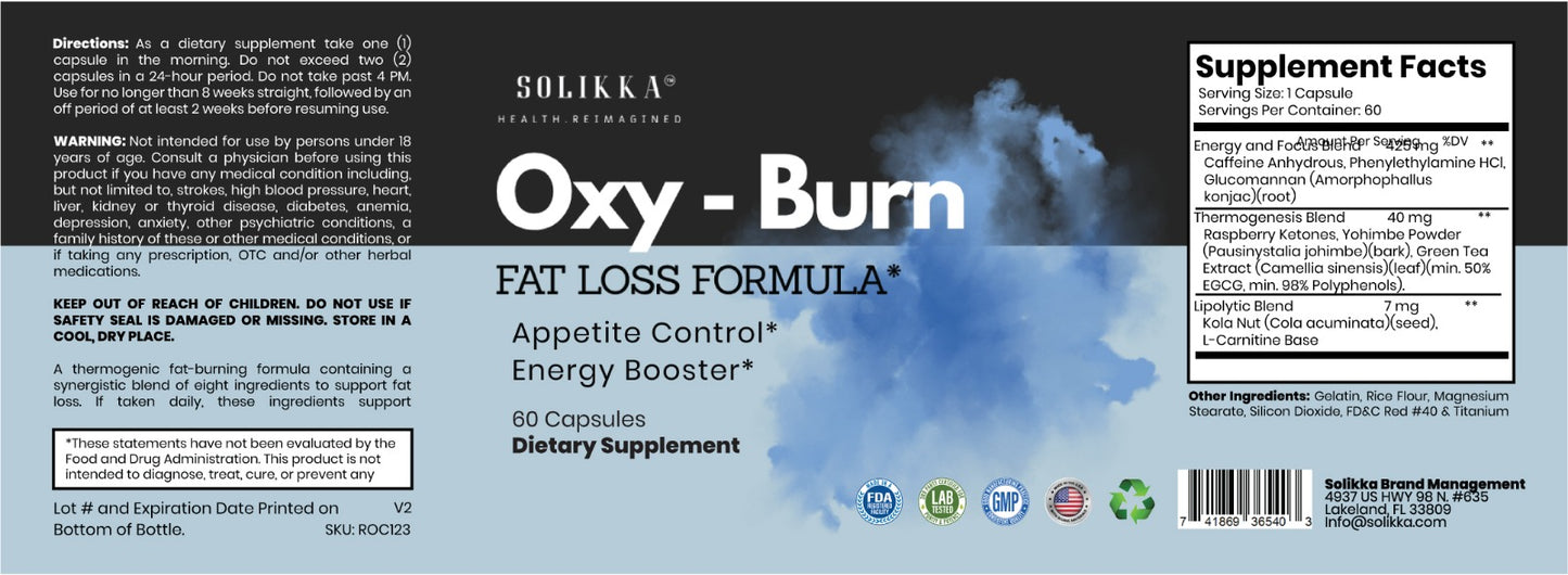 Solikka Oxy Burn