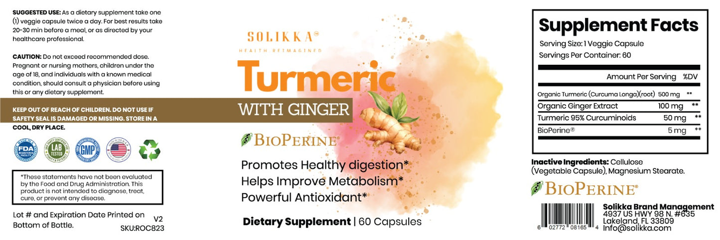 Solikka Turmeric w/Ginger