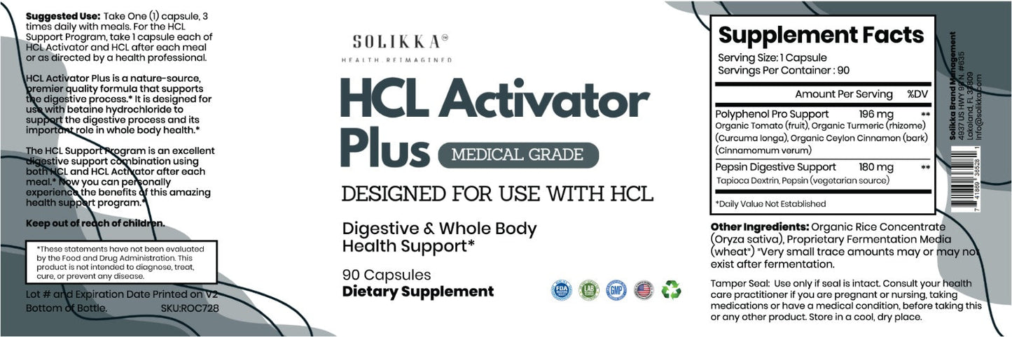 HCL Activator Plus Medical Grade