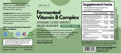 Fermented Vitamin B Complex 8 Fl. Oz