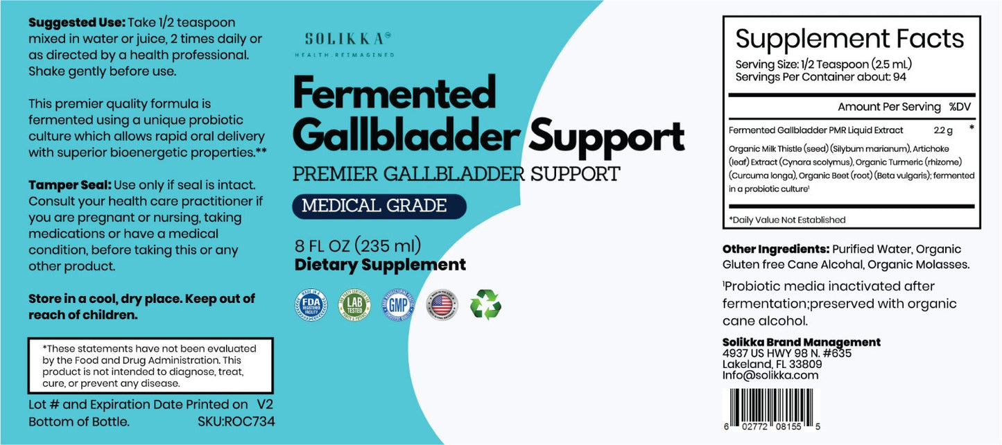 Fermented Gall Bladder Support