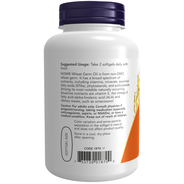 Wheat Germ Oil Softgels-Nutritional Oils-AlchePharma