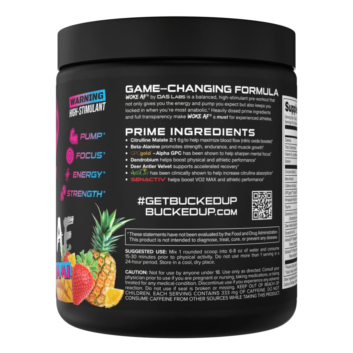 Bucked Up WOKE AF Pre-Workout