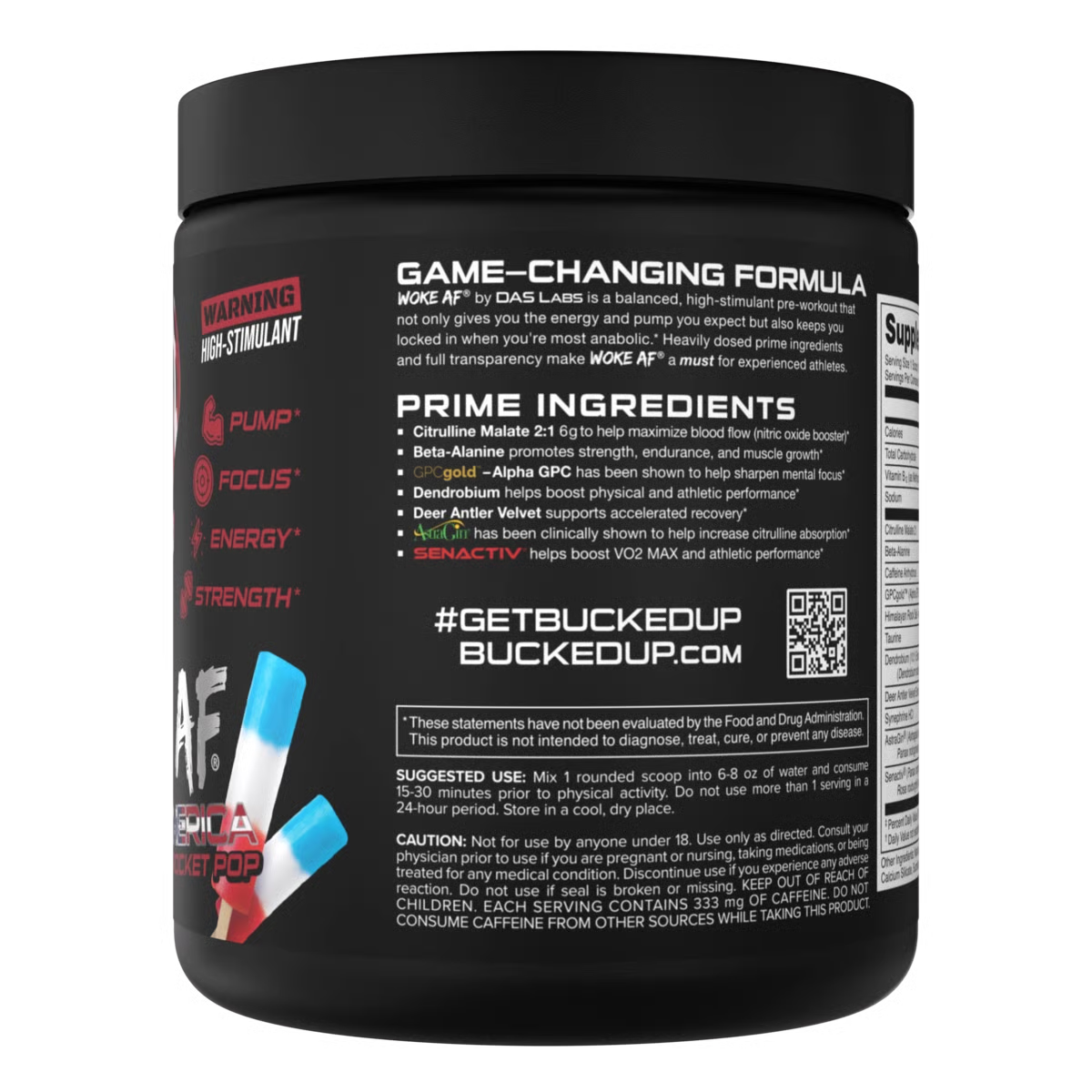 Bucked Up WOKE AF Pre-Workout