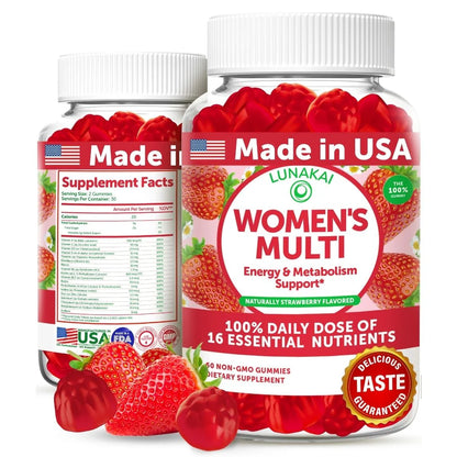"Womens Multivitamin Gummies 60 Count
