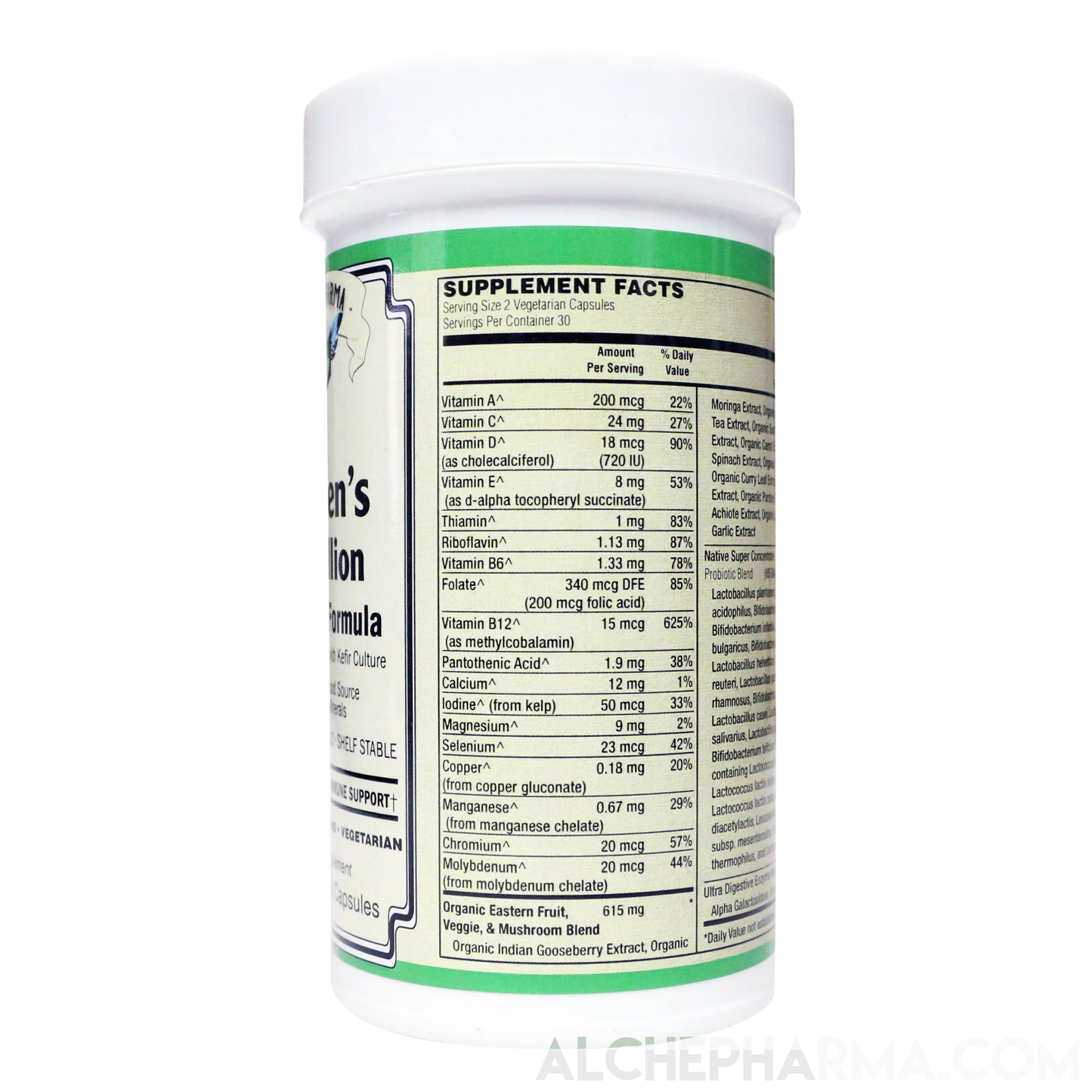 Women's 85 Billion Probiotic Formula- Multi-Strain Probiotic with Kefir Culture-Probiotic-AlchePharma