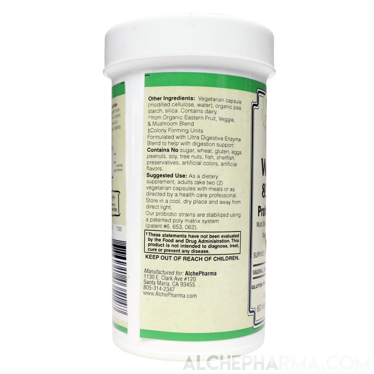 Women's 85 Billion Probiotic Formula- Multi-Strain Probiotic with Kefir Culture-Probiotic-AlchePharma