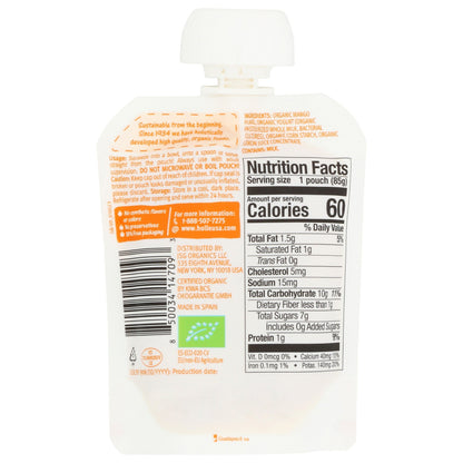 Yogurt 3 oz Pouches with Fruit Puree (4 Organic Flavors)-Baby Food-AlchePharma