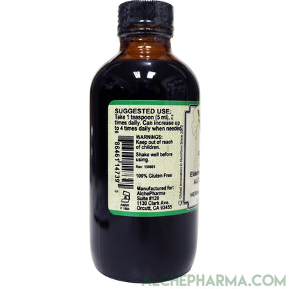 Zinc Glycinate Liquid w/ Organic Elderberry, Umckaloabo, Organic Echinacea / Organic Stevia Sweetened-AlchePharma
