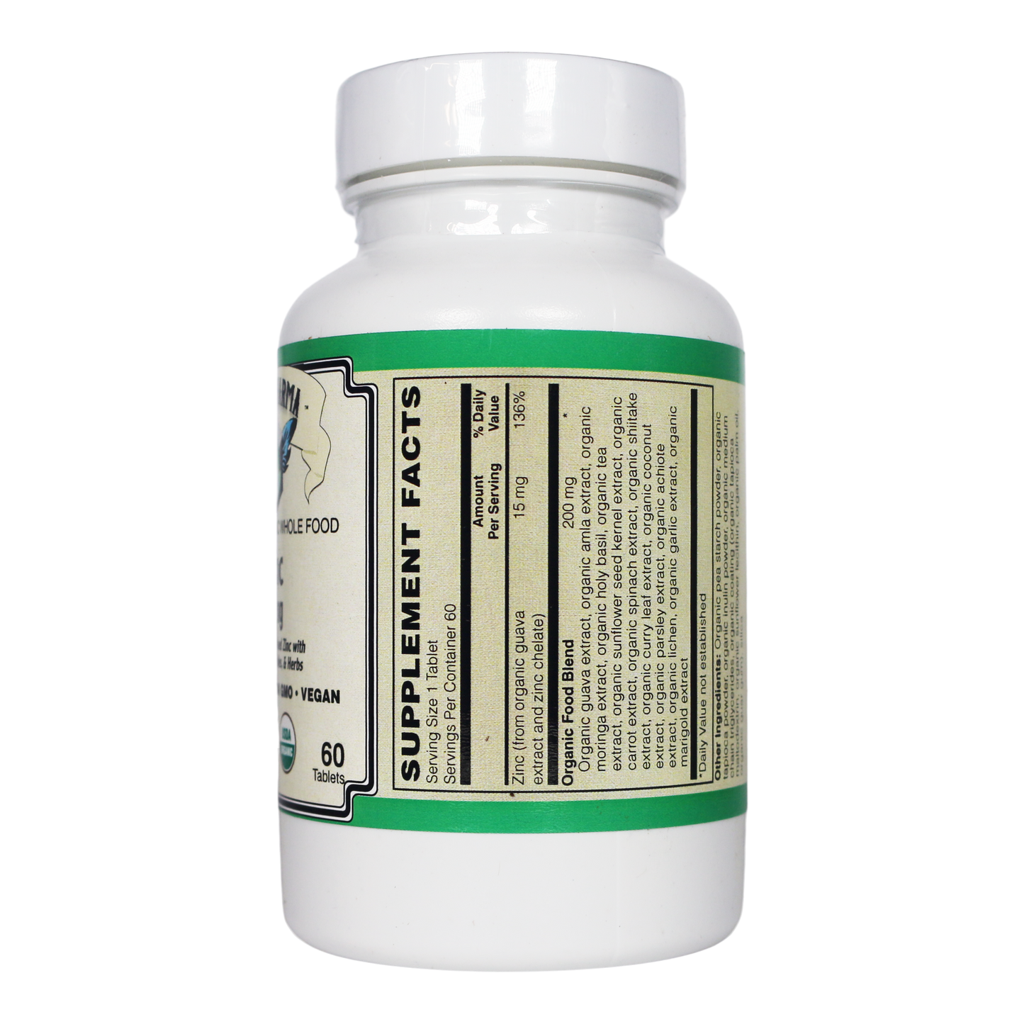 Zinc Organic Whole Food-Zinc-AlchePharma