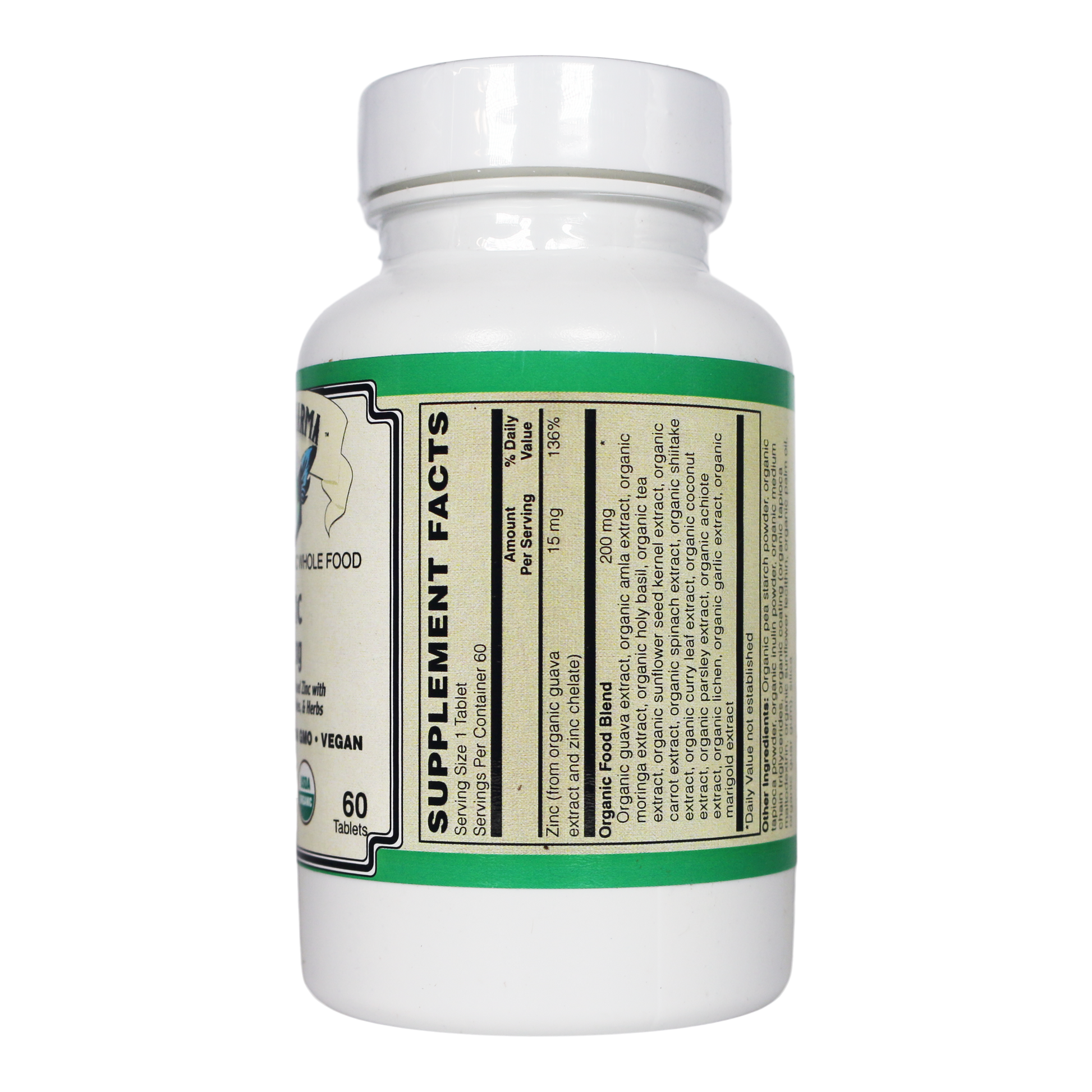 Zinc Organic Whole Food-Zinc-AlchePharma