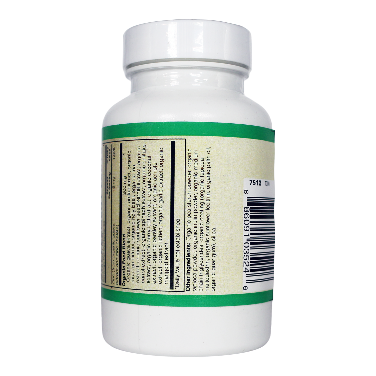 Zinc Organic Whole Food-Zinc-AlchePharma