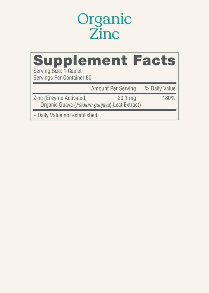 Organic Zinc - Once Daily