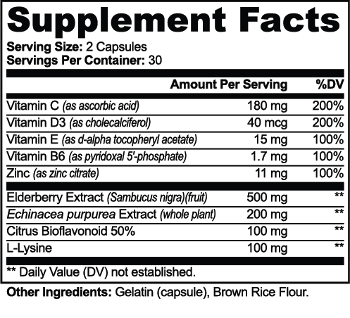 solikka Immune Support Complex 60 Caps