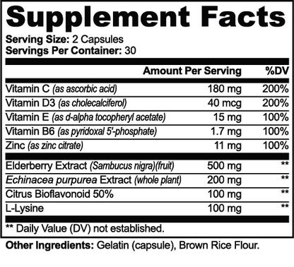 solikka Immune Support Complex 60 Caps