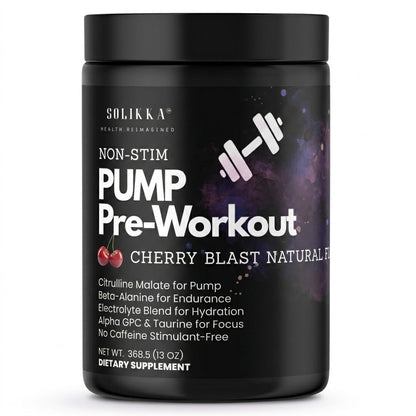Pump Non-Stim Pre-Workout Cherry Blast 312g w/ Natural Flavor