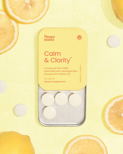 Calm and Clarity Mints | Honey Lemon