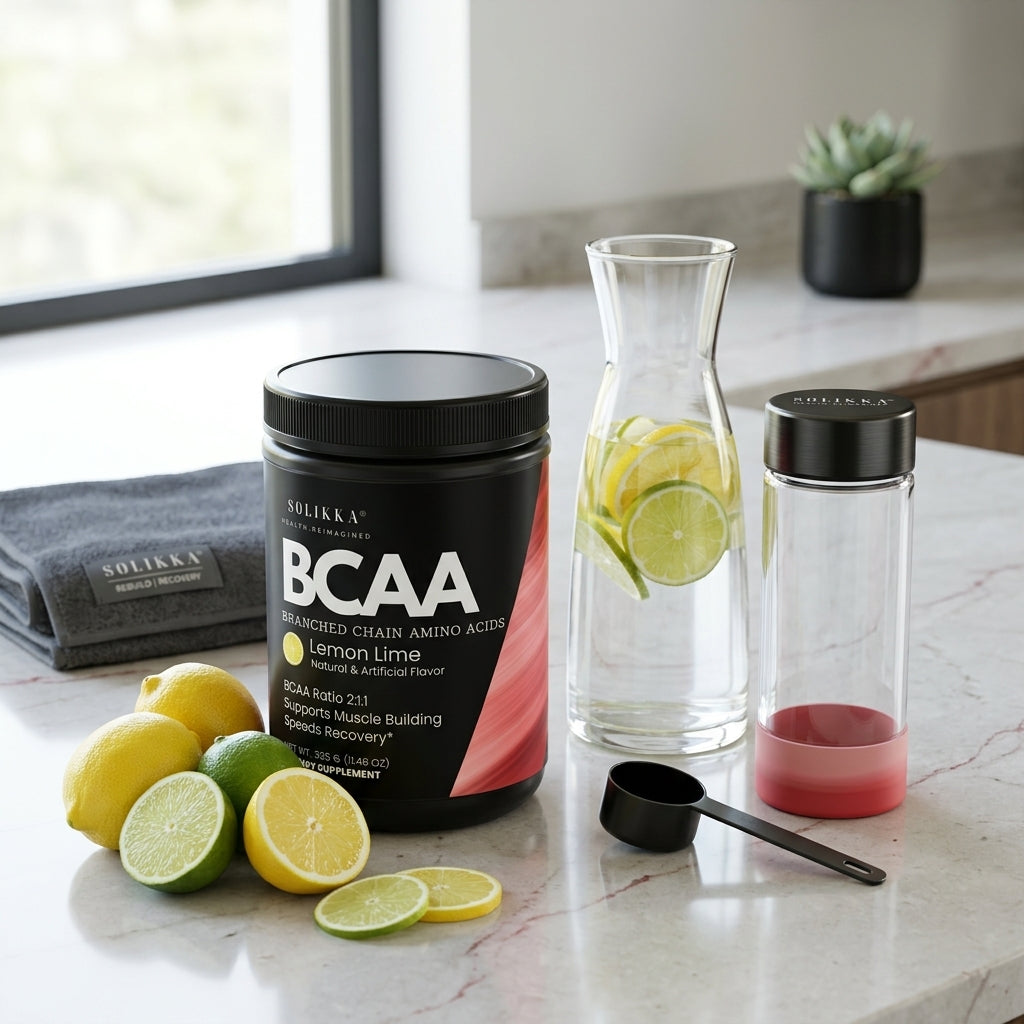 BCAA Lemon Lime 325g –with Glutamine 50 servings