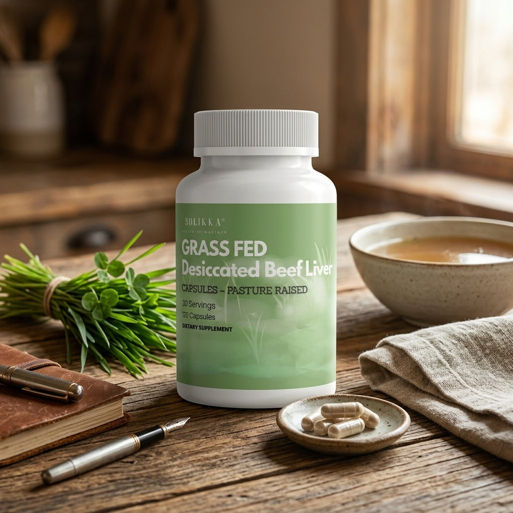 Grass Fed Desiccated Beef Liver Capsules – Pasture Raised