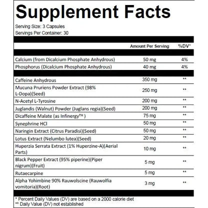 bioAMP'd 90 Capsules - Nootropic Brain Fuel-Brain-AlchePharma