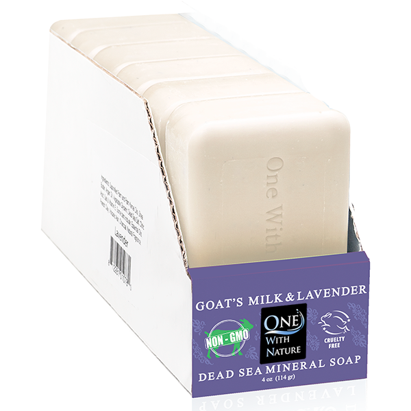 Goat's Milk & Lavender Dead Sea Mineral Soap