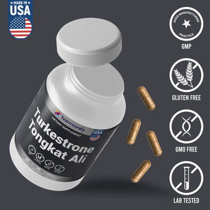 HARMONIFY Turkesterone 500mg + Tongkat Ali 500mg