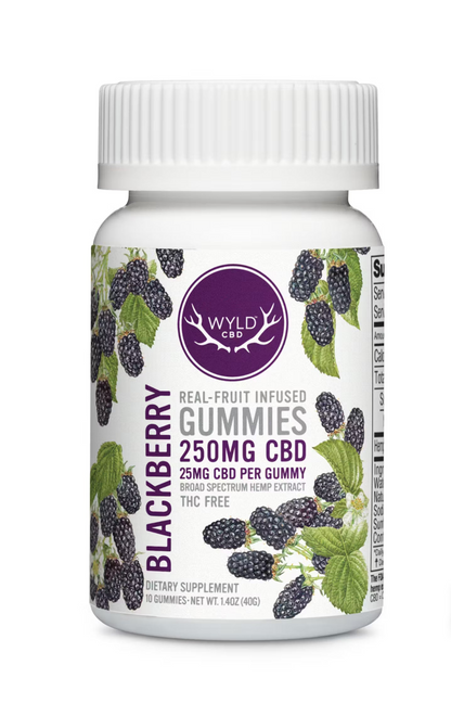 Blackberry CBD Gummies - 25 Mg Per Gummy
