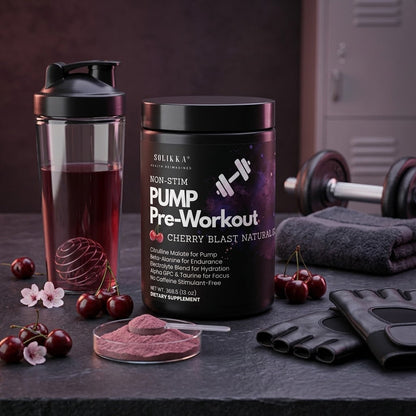 Pump Non-Stim Pre-Workout Cherry Blast 312g w/ Natural Flavor