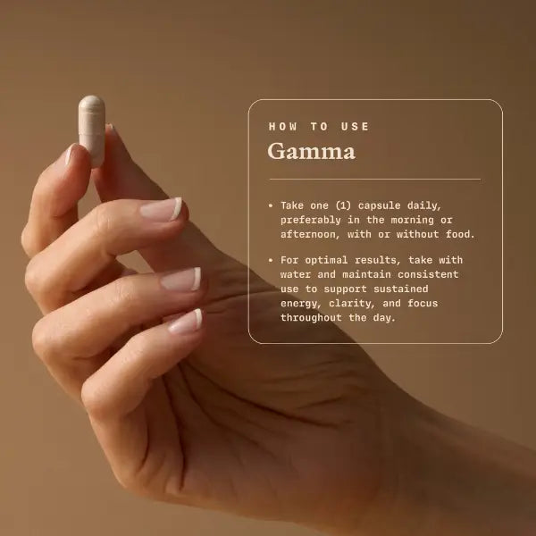 Gamma - Intense Nootropic Focus - 30 Capsules