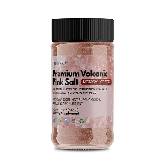solikka Premium Volcanic Pink Salt Medical Grade