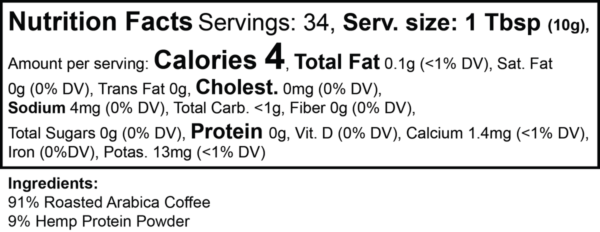 solikka Hemp Harvest Coffee (Medium Roast) 12 Oz