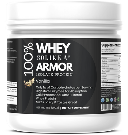 1lb 100% Whey Armor Isolate Protein Vanilla