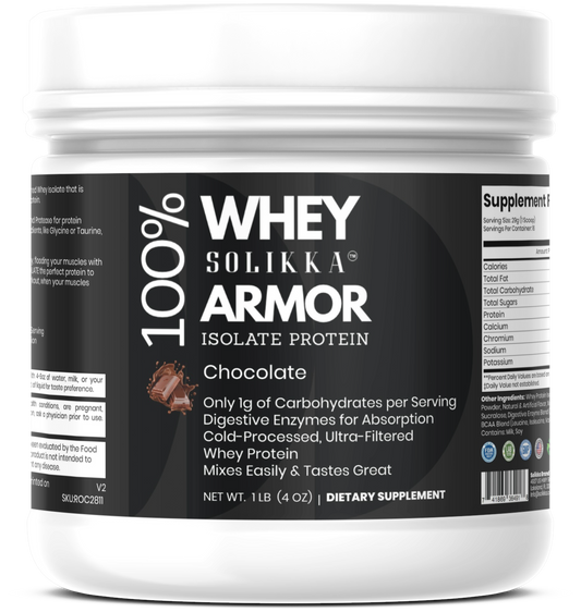 1lb 100% Whey Armor Isolate Protein Chocolate