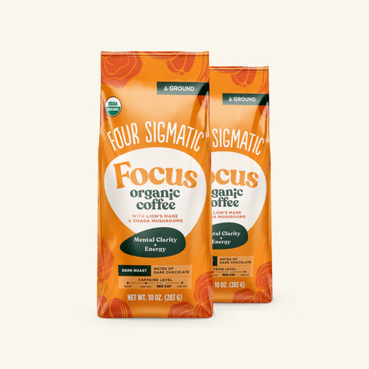 Focus Ground Coffee - with Lion's Mane & Chaga - Dark