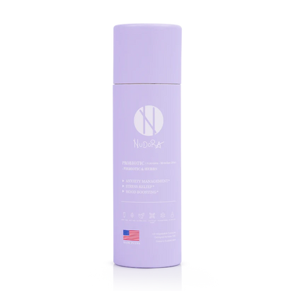 Nudora Probiotic + Prebiotic & Herbs Purple  Mood & Stress Support