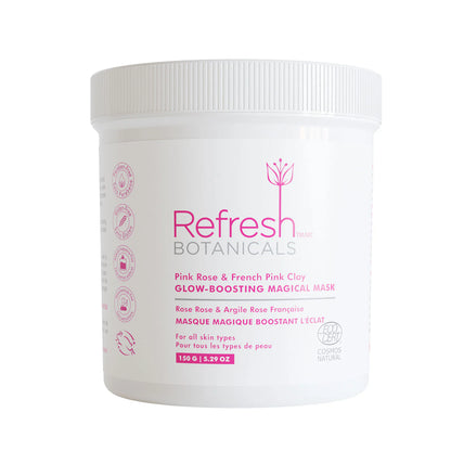 Glow-Boosting Magical Clay Mask - with Pink Rose & French Pink Clay - 150 g