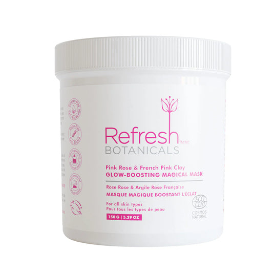 Glow-Boosting Magical Clay Mask - with Pink Rose & French Pink Clay - 150 g