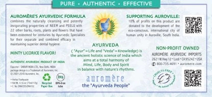 Classic Ayurvedic Herbal Toothpaste