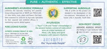 Classic Ayurvedic Herbal Toothpaste