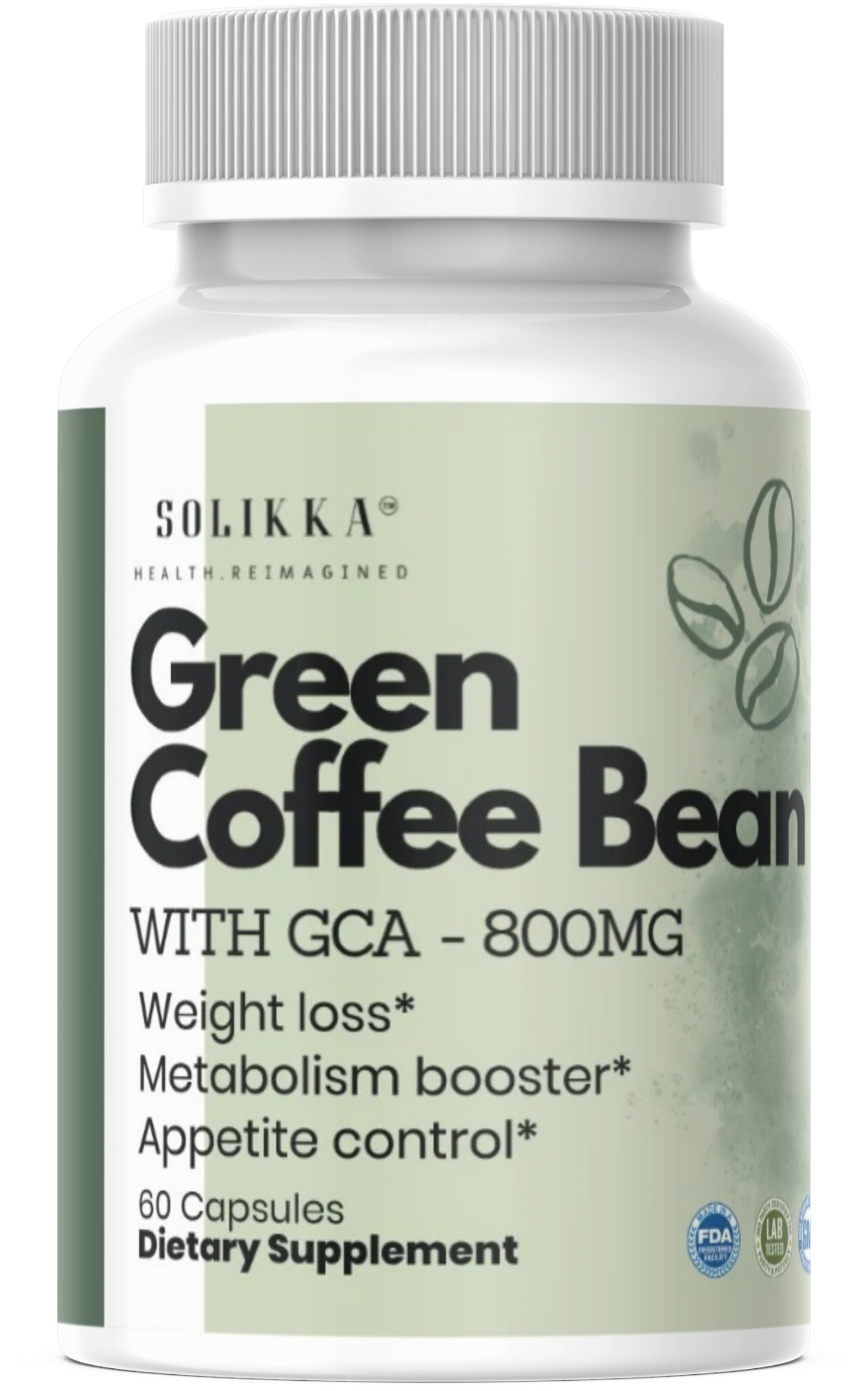 Solikka Green Coffee Bean w/GCA - 800mg