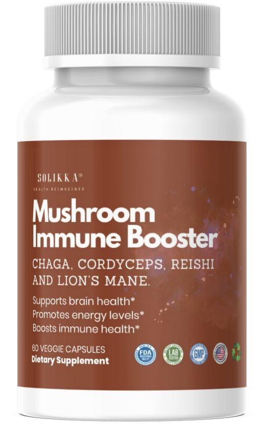 Mushroom Immune Booster Chaga, Cordyceps, Reishi and Lion’s Mane