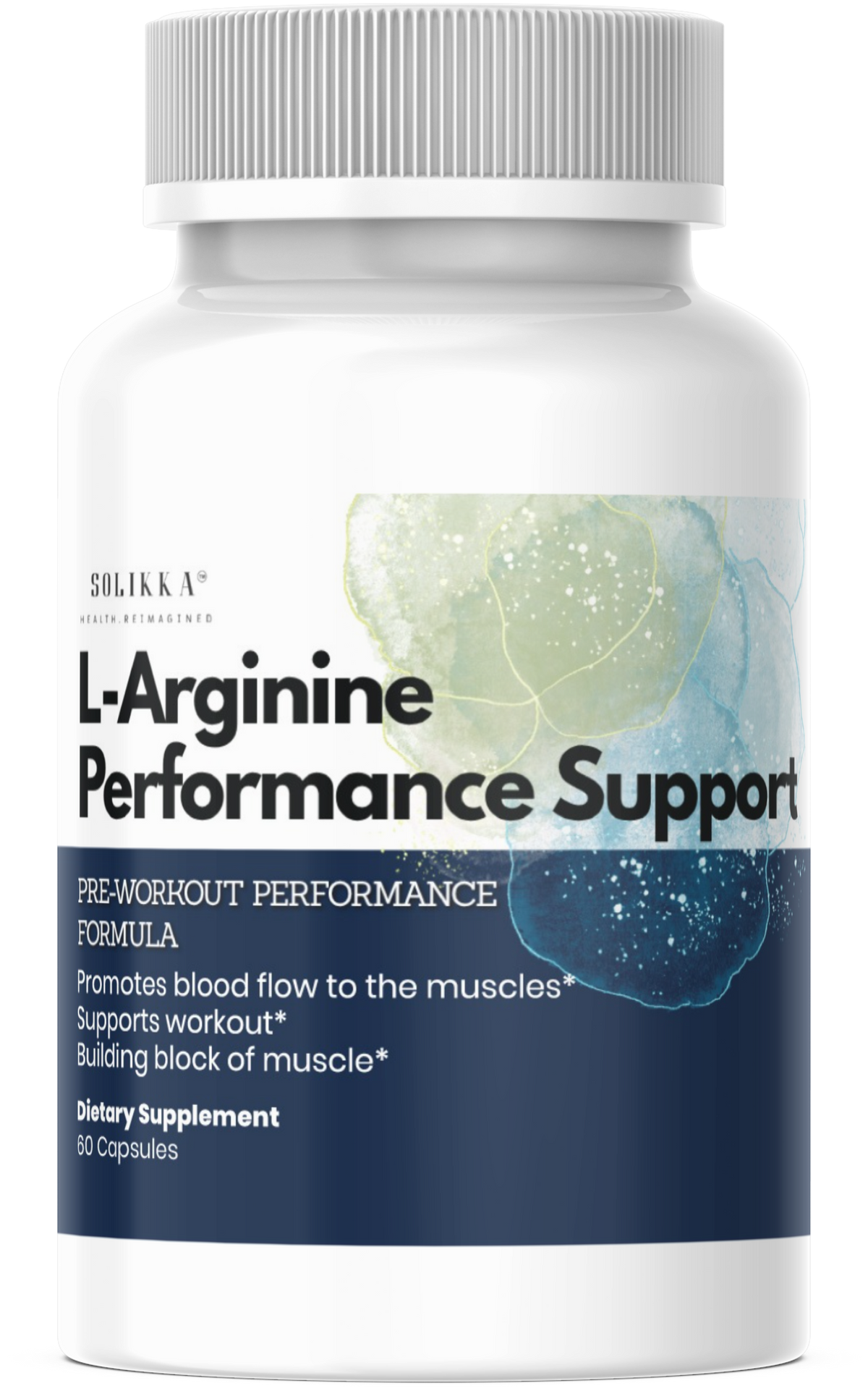solikka L-Arginine Performance Support – Pre-Workout Formula (60 Capsules)
