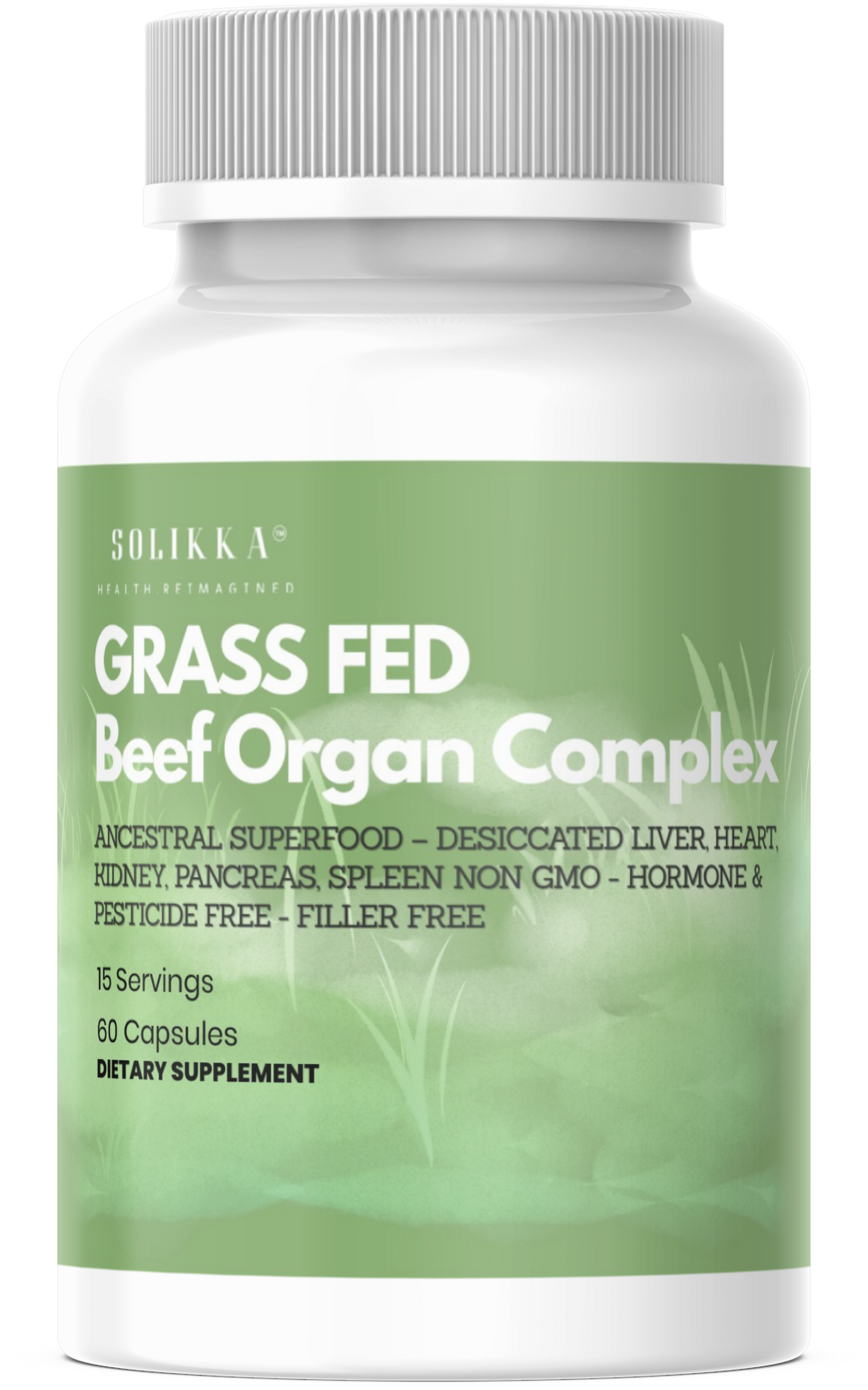 Grass Fed Beef Organ Complex – Ancestral Superfood – Desiccated Liver, Heart, Kidney, Pancreas, Spleen