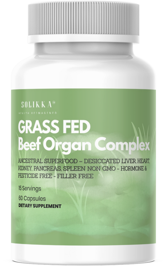 Grass Fed Beef Organ Complex – Ancestral Superfood – Desiccated Liver, Heart, Kidney, Pancreas, Spleen