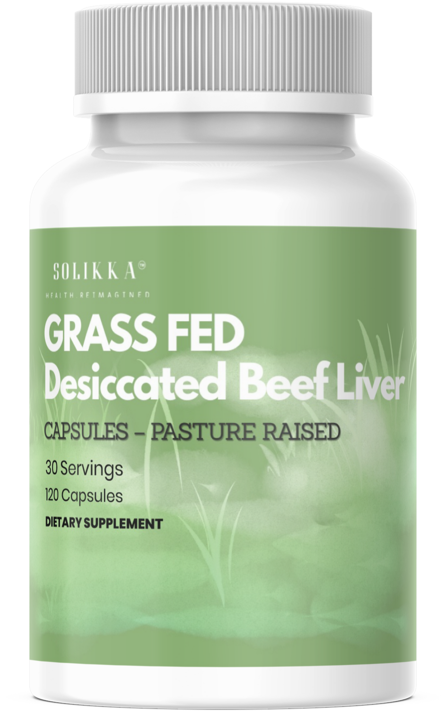 Grass Fed Desiccated Beef Liver Capsules – Pasture Raised