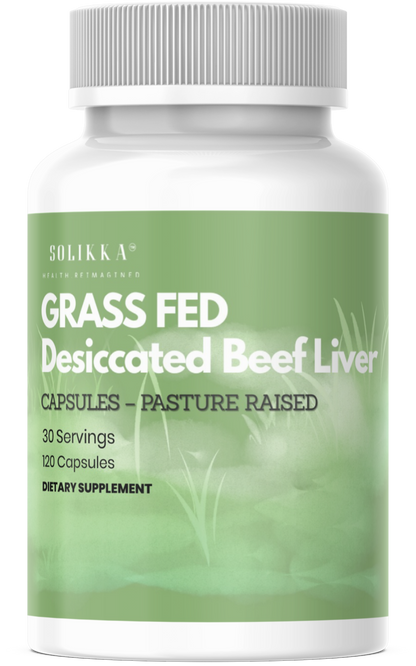 Grass Fed Desiccated Beef Liver Capsules – Pasture Raised