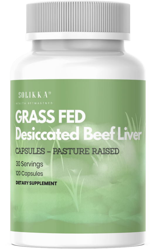 Grass Fed Desiccated Beef Liver Capsules – Pasture Raised