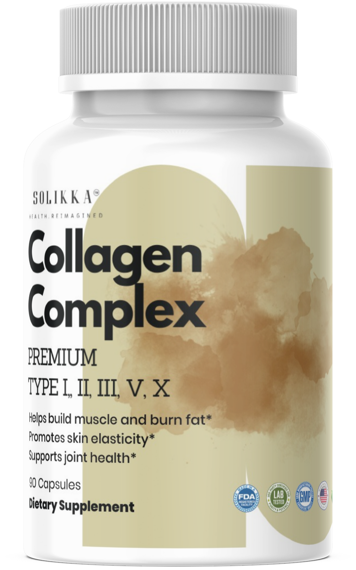 solikka Collagen Complex – Premium Multi-Collagen (90 Capsules)