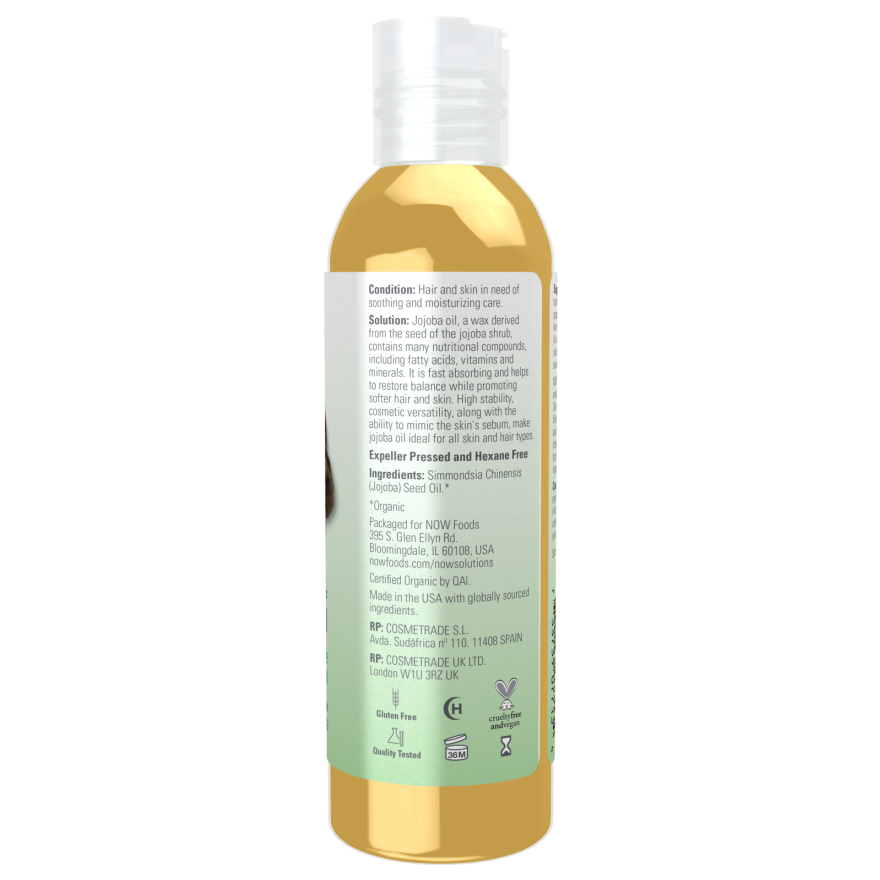 ORGANIC JOJOBA OIL 8 OZ-Personal Care-AlchePharma